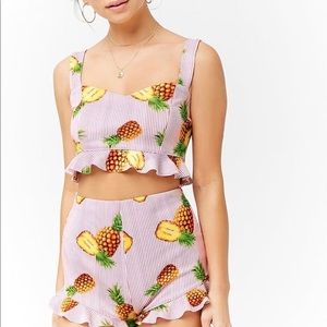 FOREVER 21 Summer Pineapple Outfit